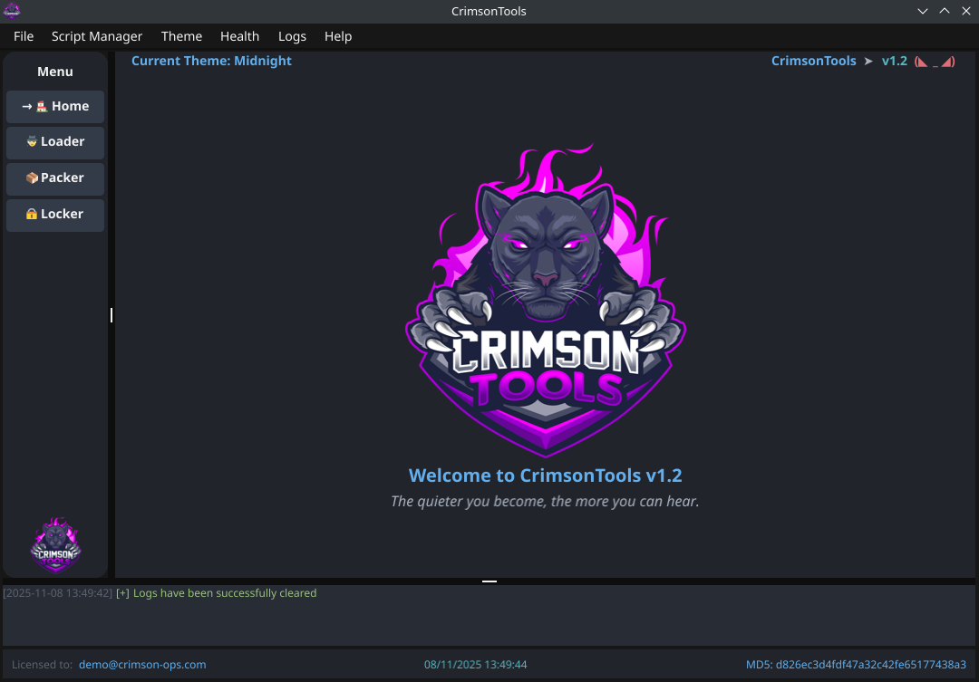 GUI Theme - Midnight